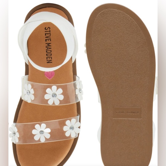 Steve Madden Kids Jashlin Daisy Embellished Sandal - Picture 3 of 11